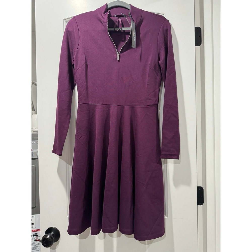 Tahari dress deep purple color